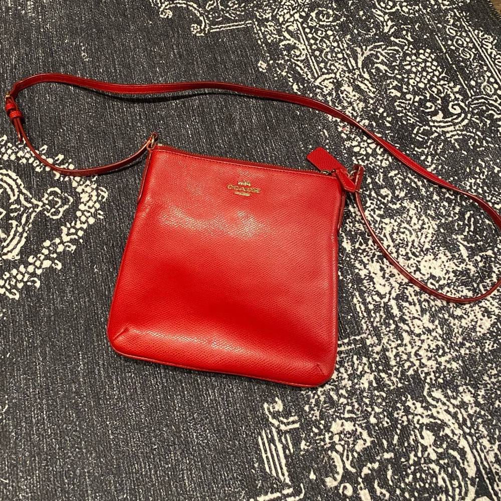 Vintage coach side satchel